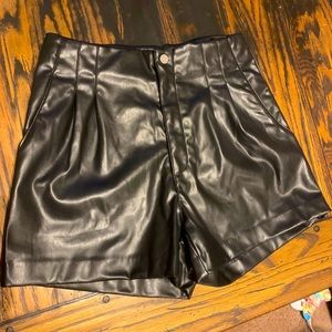 NWT black high waist shorts